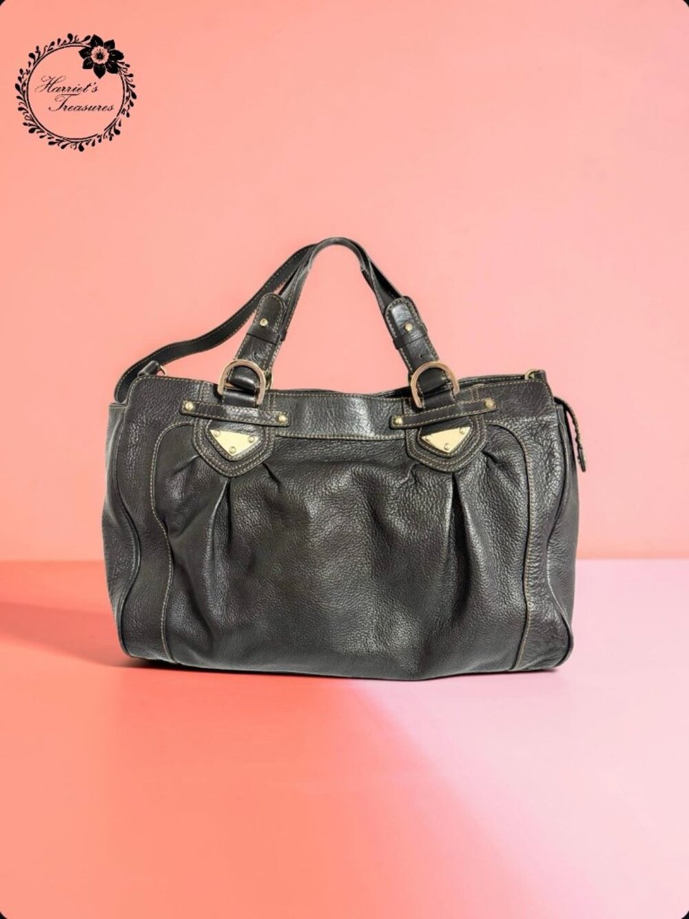 Black Charles David Shoulder Bag